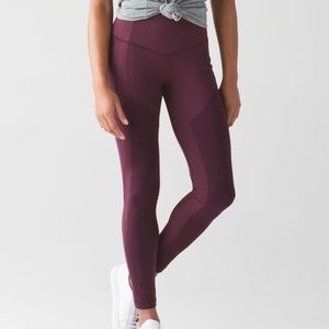 Lululemon Bordeaux Drama All The Right Places Pant
